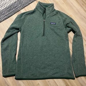 Patagonia Women's Better Sweater® 1/4-Zip Fleece Hemlock Green Size M